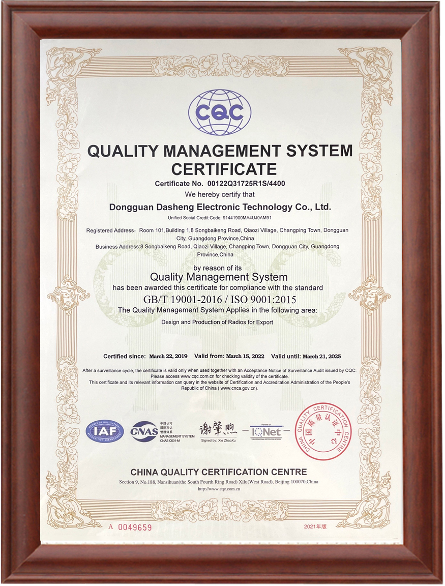 About ISO Certificates